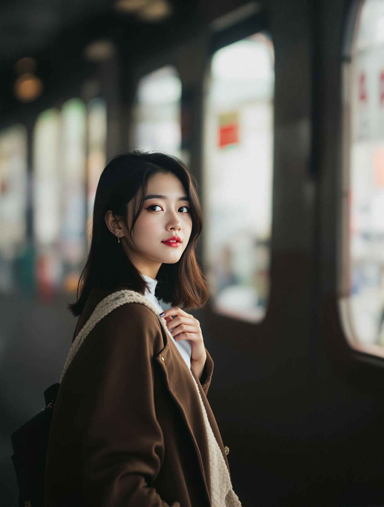 美女人体艺术写真禁欲系：雨后小巷