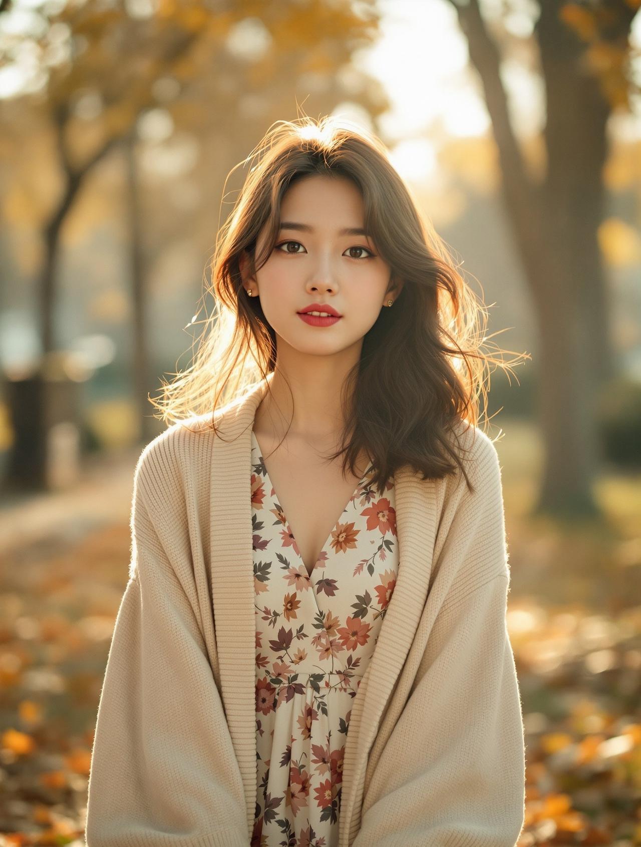 美女人体艺术写真校服：樱花树下